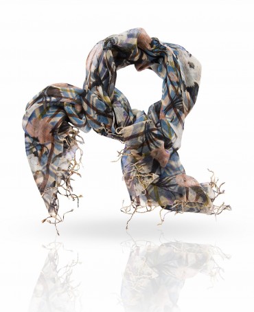 Палантин Женский SW-ZIGFLOWER/GR